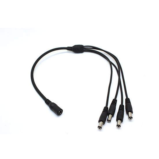 1 to 4 DC power splitter cable